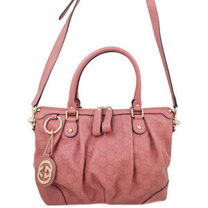 Gucci Guccissima Sukey Leather 2way Shoulder Bag